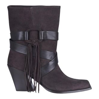 Vic Mati&eacute; Schoenen, Dames, Bruin, 39 EU, Leer, Heeled Boots