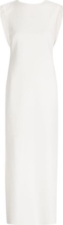 ARMARIUM Mina Crepe Midi Dress - White - 42 (UK10 / S)