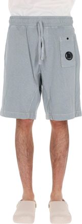 C.P. Company Cream Malfile Cotton Sweat Shorts