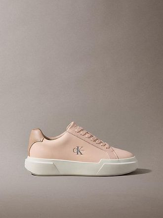 Calvin Klein Leren Duurzame Chunky Sneakers Met