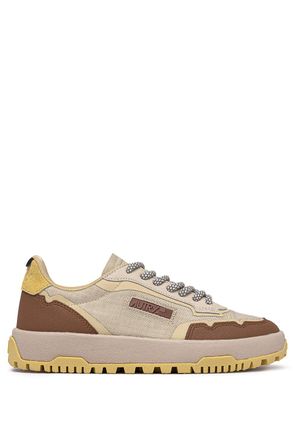 Autry Womens Wildpace Model Cordura and Leather Sneakers