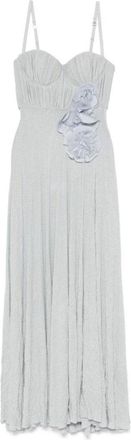 Elisabetta Franchi Maxi Dress With Sweetheart Neckline