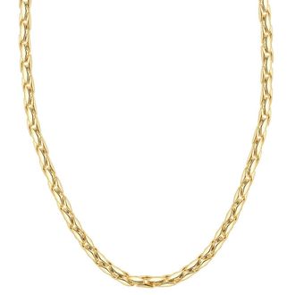 Pompeii3 14k Yellow Gold Womens 24 Chain Necklace 26 Grams 4.5mm Thick