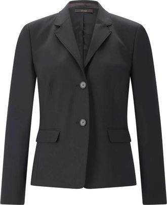 Windsor Enkelrijige Blazer - Dames - Blazers - Zwart - 2XS - Jassen