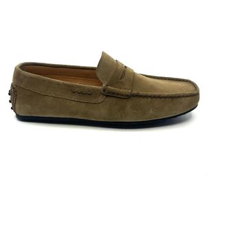 Triver Flight Schoenen, Heren, Groen, 43 1/2 EU, Su&egrave;de, Moccasin Loafer