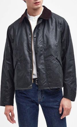 Barbour Transport Wax Jacket in Sage at Nordstrom, Size 44
