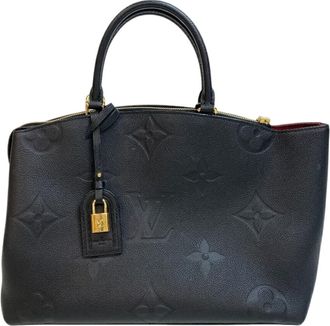 Louis Vuitton Monogram Empreinte Black Red Color Monogram Empreinte Leather Handbag Tote Bag (Pre-Owned)
