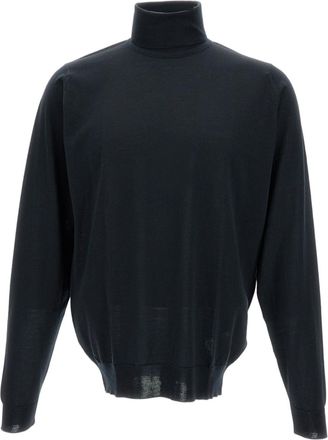 John Smedley Roll Neck Pullover In Extra Fine Merino Wool