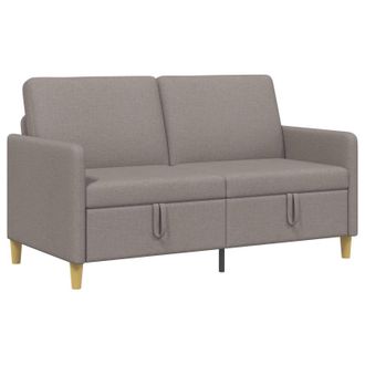 vidaXL Divano Con Storage Tortora 152 X 78 X 87 Cm Poliestere Vidaxl