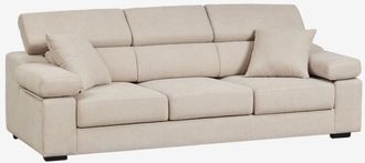 Sklum Sof&aacute; De 3 Plazas En Tela Aramis Sklum