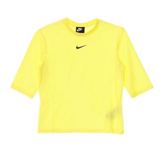 Nike Top de malla Icon Clash - Sport - Mujer - Amarillo - M