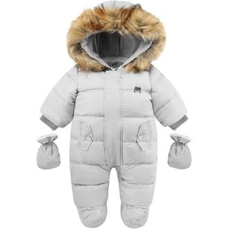 Rea Rea - Traje De Nieve Para Ni&ntilde;os Tutumi Grey 62-66cm