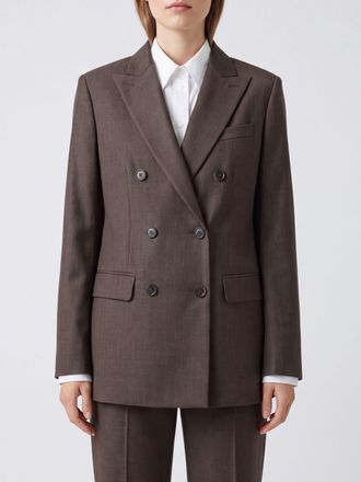 Max Mara Double-Breasted Blazer in Pure Virgin Wool with Four-Button Closure