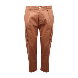 Officina36 Slim-fit Trousers, male, Red, Size: XL 196 sc F92 Cargo Trousers