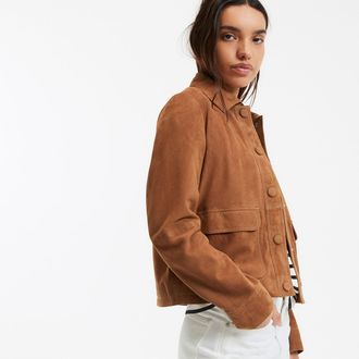 La Redoute Collections Kort leren jasje, Signature Abella