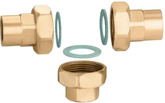 Caleffi Set di collegamento per miscelatori con attacchi filettati serie 524. Attacco 3/4F, utilizzo 524500 Caleffi 524005 3/4F