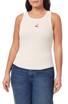 C&C California Embroidered Ribbed Tank in Sepia Rose at Nordstrom Rack, Size X-Large