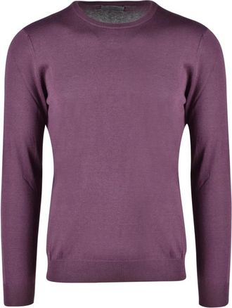 Ferrante Royal Maglia - Heren - Ronde hals truien - Paars - 3XL - Katoen - Truien & Vesten