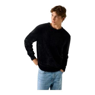 Guess Heren, Sweatshirts & Hoodies, Zwart, Maat: L Polyamide