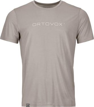Ortovox 150 Cool Brand T-Shirt Merinoshirt f&uuml;r Herren | grau
