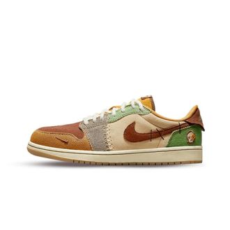Nike Jordan 1 Retro Low OG Zion Williamson Voodoo - unisex - Sport - Veelkleurig - Maat: 37 1/2 EU Su&egrave;de