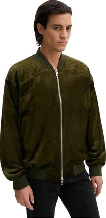 Iro Velvet Bomberjack - Heren - Bomber jackets - Groen - S - Jassen