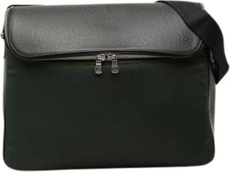 Louis Vuitton Pre-owned Taimyr Cross Body Bag - Heren - Vintage Schoudertas - Groen - ONE Size - Leer - Vintage