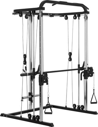 OEM M&aacute;quina Multifunci&oacute;n De Musculaci&oacute;n Con Soporte Para Sentadillas Y Barra Para Pesas Para Entrenamiento Fitness Negro