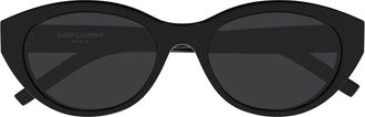 Saint Laurent Sunglasses Sl M148 001 Black/Dark Grey Women