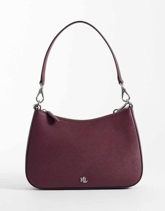 Ralph Lauren borsa a spalla Danni color bordeaux-Rosso