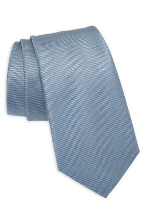 Calvin Klein Anthony Solid Tie in Aqua at Nordstrom Rack