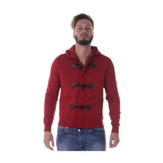 Armani Jeans Hombre, Sudaderas, Rojo, Talla: L