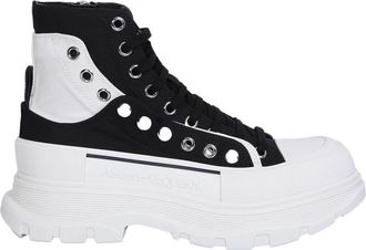 Alexander McQueen Zwarte enkellaarzen voor heren - Heren - Sneakers - Zwart - 40 EU - Schoenen