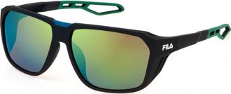 Fila Mens SFI722 63 7U4V Sunglasses - Black - One Size