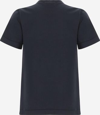 Stone Island Boys T-Shirt Cotton Logo Navy T-Shirts And Polos