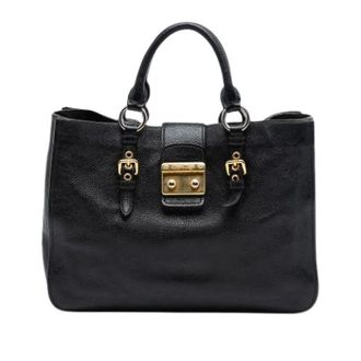 Miu Miu Pre-owned Handbags, female, Black, Size: ONE SIZE Pre-owned Satchel