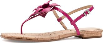 Michael Kors Jacie Thong Sandals Womens Sandals Raspberry : 7.5 M, Leather