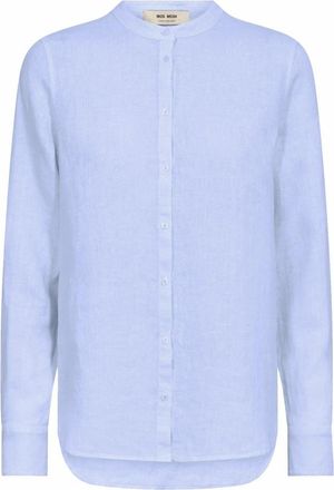 Mos Mosh Shirts - Dames - Overhemden - Blauw - XS - Overhemden
