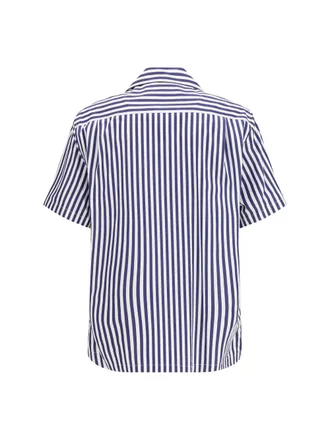 Dolce & Gabbana Mens Bowling Shirt Rigato Cotton