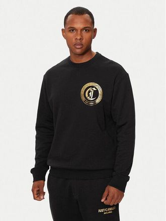 Just Cavalli Uomo Felpa Just Cavalli Donna Con Stampa Tigre