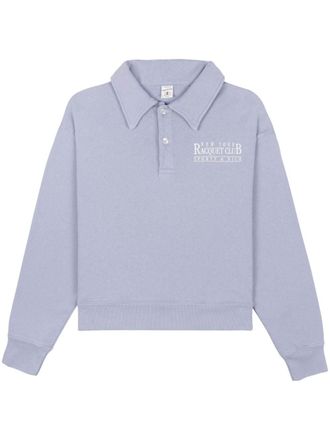 Sporty & Rich NY Racquet Club cotton polo - Blue