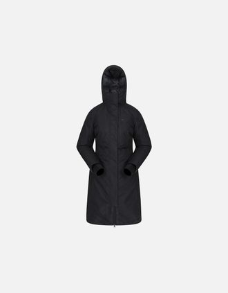 Mountain Warehouse Womens Mountain Warehouse Womens/Ladies Polar Down Long Length Hybrid Jacket - Black - Size: 10