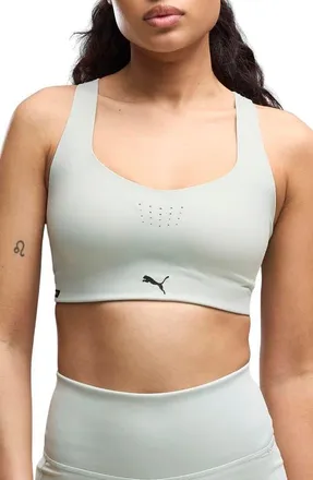 Puma PWRMODE Sports Bra in Creme De Mint at Nordstrom, Size X-Small