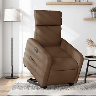 vidaXL Vidaxl - Sill&oacute;n El&eacute;ctrico Reclinable Elevable De Tela Marr&oacute;n