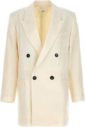 Ami Off White Single Breasted Blazer