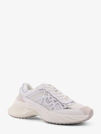 Pinko Womens Leather Sneakers Ariel 33 White Trainers