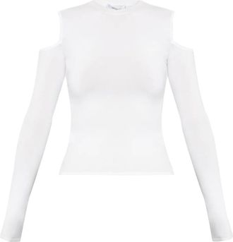 Max Mara Top con spalle scoperte - Bianco