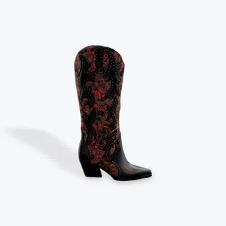 Jessica Simpson Womens Zaikes Western Boots In Tapestry