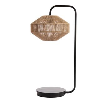 Light & Living L&aacute;mpara De Mesa - Lyra - Negro - Metal - E27 - - Light&living