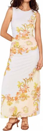 Minkpink Florie Mesh Midi Dress In White